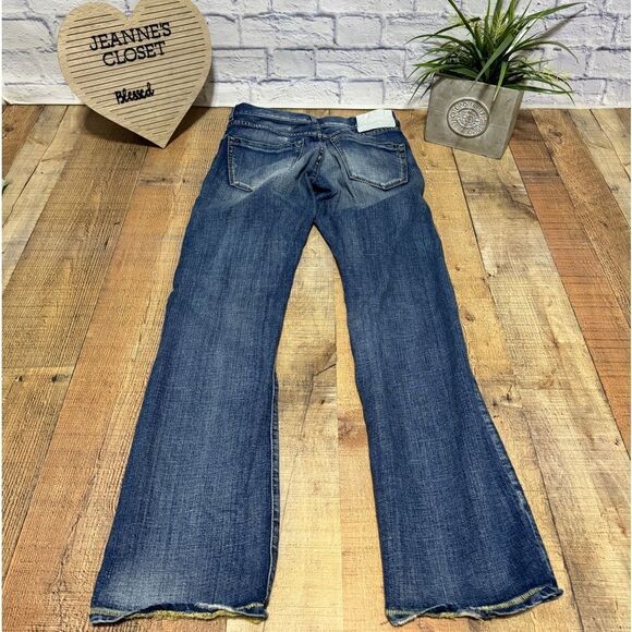 LOOMSTATE REVOLVE DISTRESSED JEANS 100% ORGANIC COTTON WOMEN'S SIZE 30 - Picture 4 of 16